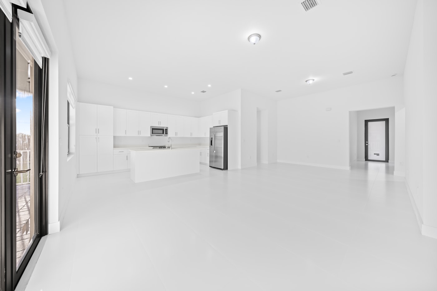 Modern house interior room